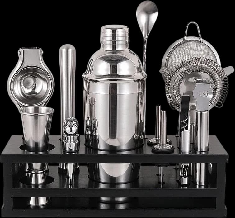 Black cobbler stand set