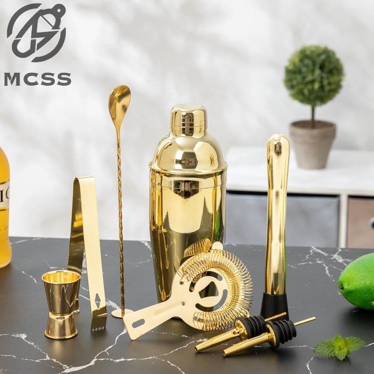 Cocktail Shaker Set with Stand
