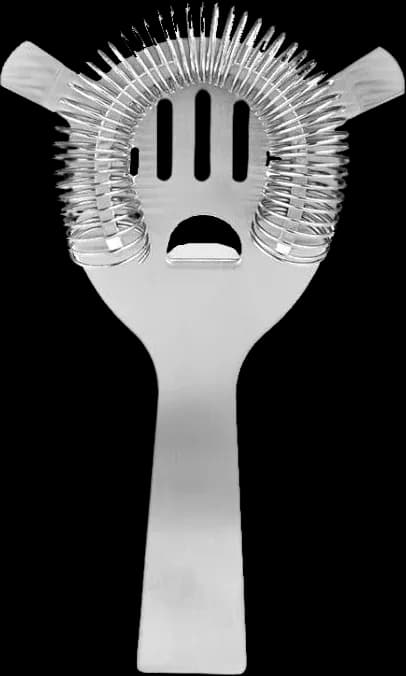 Slotted short-handle strainer