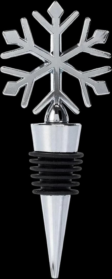 Snowflake bottle stopper