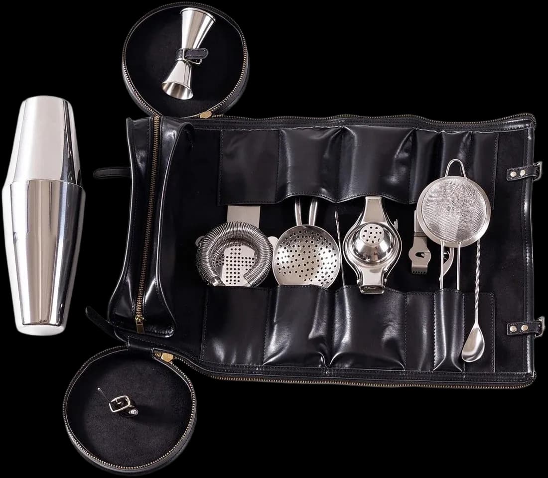 Portable bar accessory case