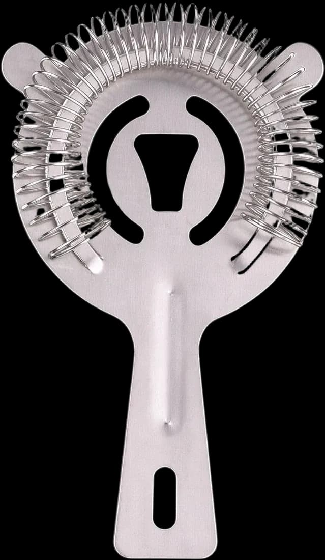 Cutout short-handle strainer