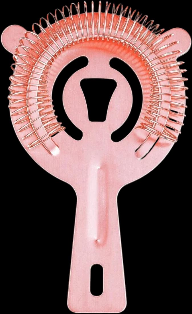 Rose-tone cutout strainer