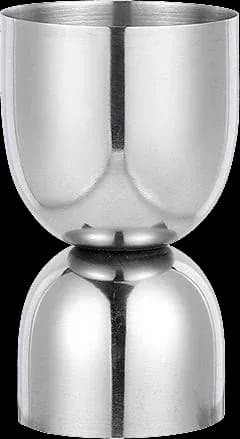 Rounded double jigger