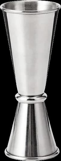 Slim-waist double jigger