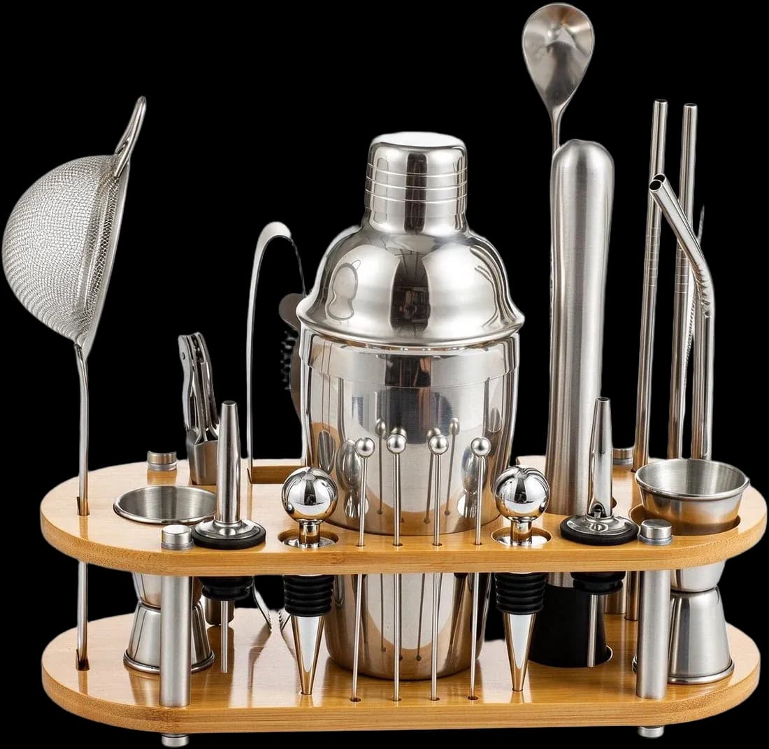 Fine-strainer stand set