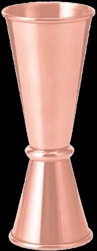 Rose-tone tall jigger