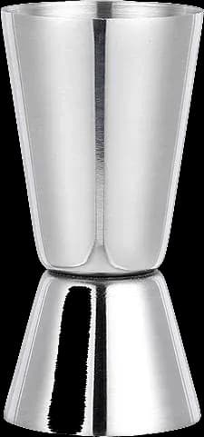 Wide-cup double jigger