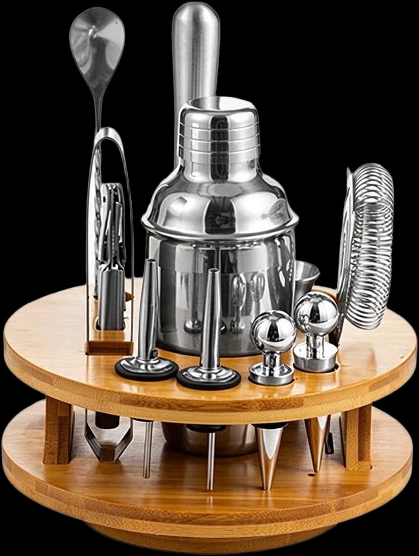 Round tiered stand set