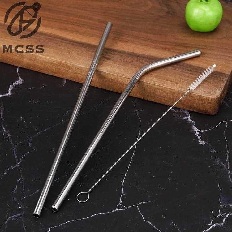 Stainless Steel Straws with Cleaning Brush