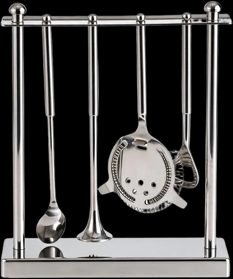 Compact hanging tool rack