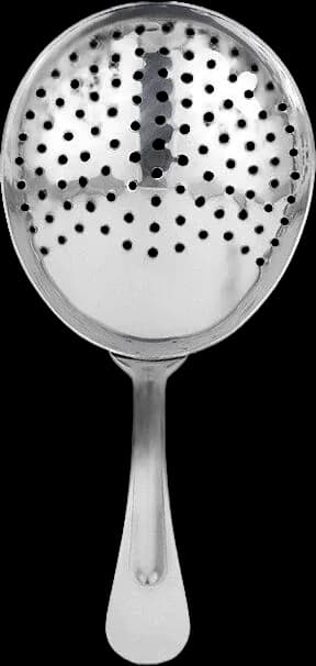 Perforated julep strainer