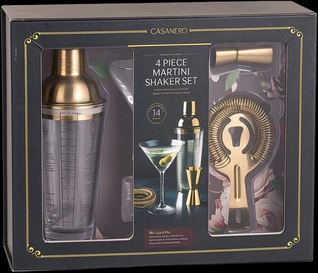 Boxed shaker gift set