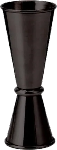 Black tall jigger