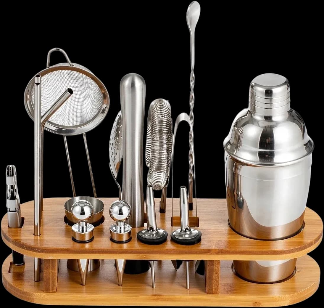 Fine-strainer stand set
