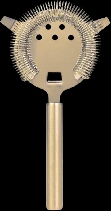Gold-tone cocktail strainer