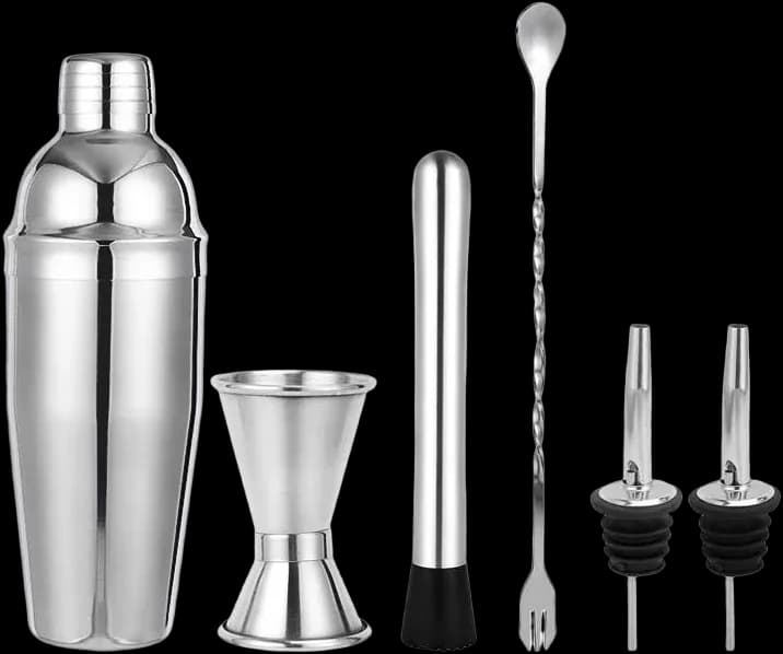 Shaker and bar tool set