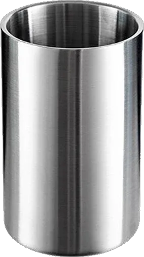 Open cylindrical wine cooler