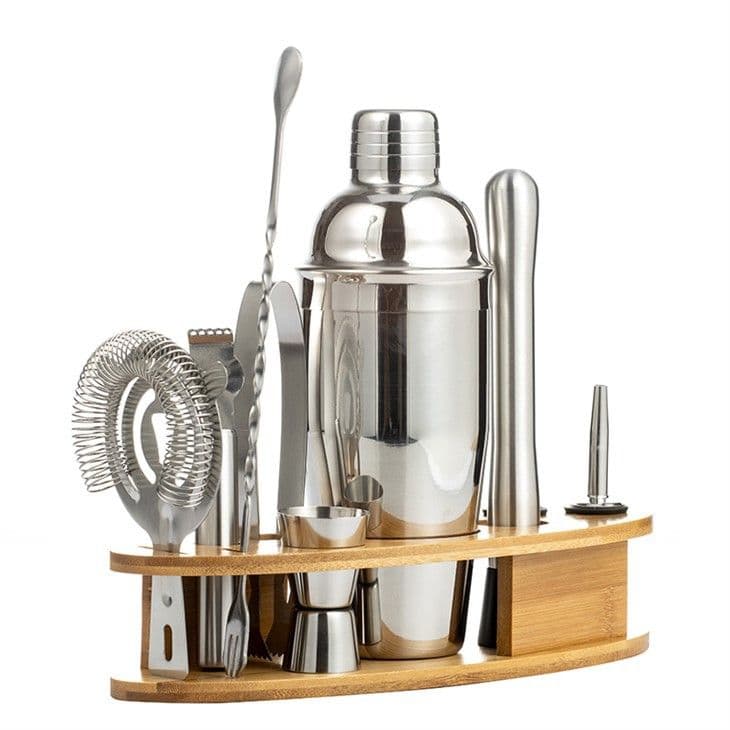 Cocktail Set with Display Rack