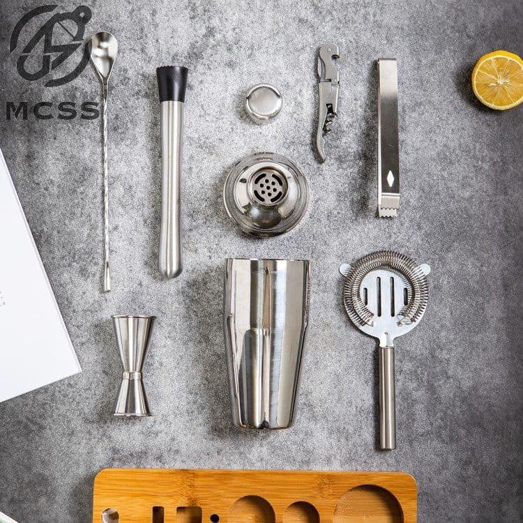 Cocktail Set with Rectangular Stand