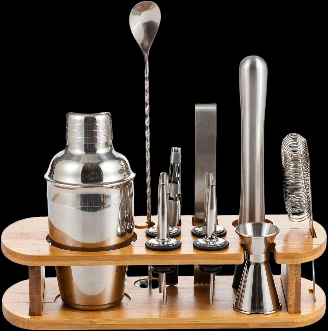 Oval stand cocktail set