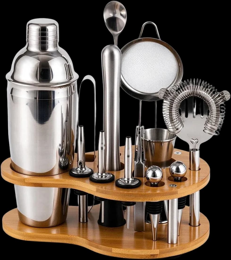 Round stand cocktail set