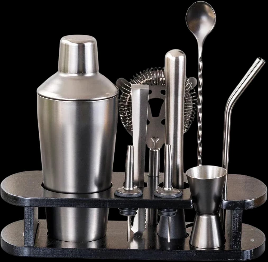 Black oval mixing set
