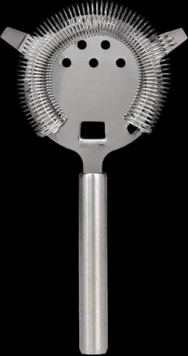 Steel-handle cocktail strainer