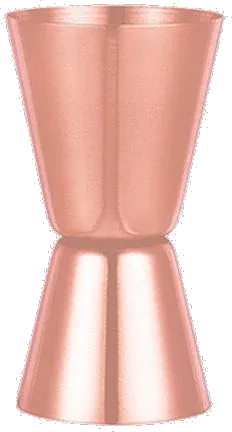 Rose-tone double jigger